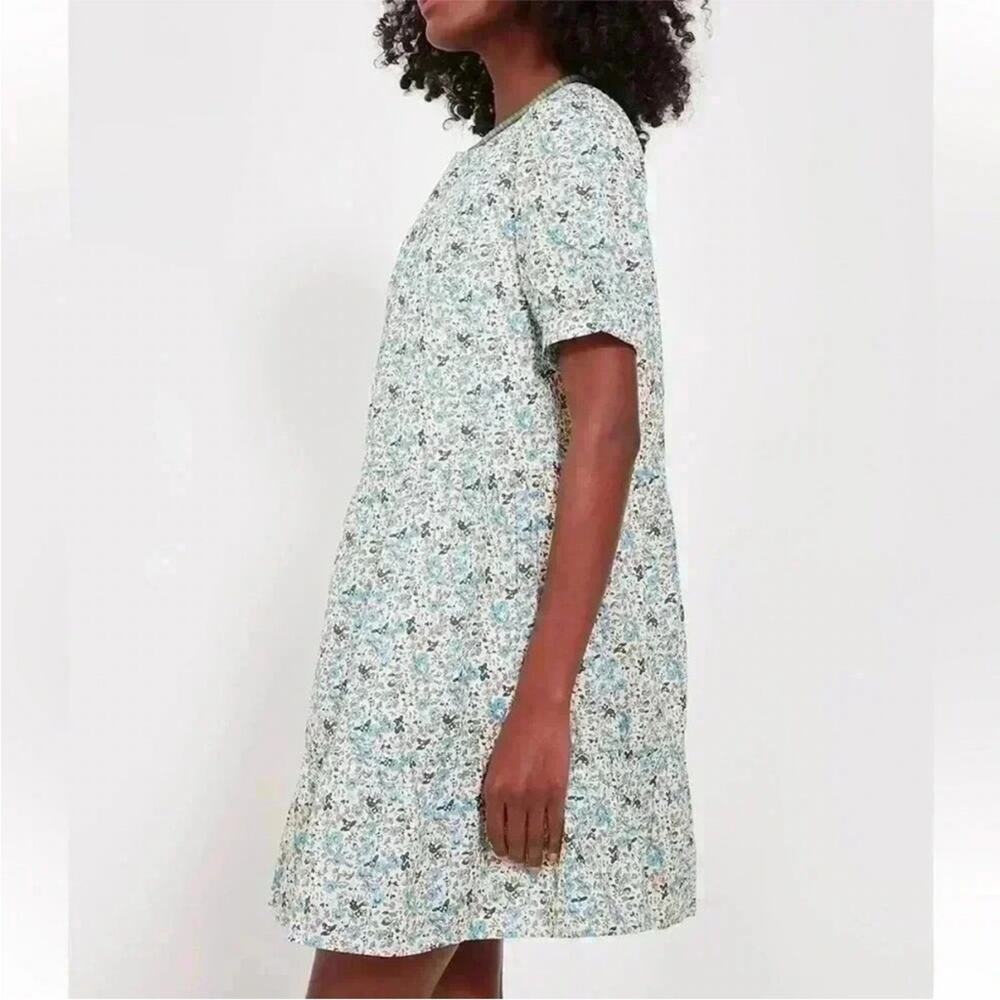 Tuckernuck Mint Green Floral Mini Dress - Picture 4 of 7